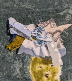 ハンドメイド ブローチ　ミナペルホネン　はぎれ