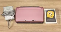 Nintendo 3DS ミスティピンク 本体 ACアダプター、ARカード付き