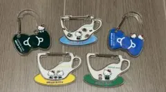 珈琲館　ハローキティ　HELLO KITTY　カラビナ 5個　まとめ売り