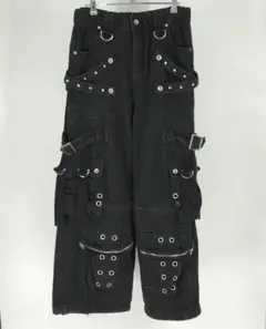 REFLEM レフレム ブラックチェーンスタッズカーゴパンツ - メルカリ