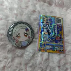 アイカツ！ ジャケバッジ＋ 缶バッジ 黒沢凛 2点セット - メルカリ