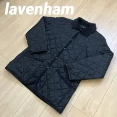 lavenham ラベンハム　キルティング ジャケット ブラック　ダイヤモンド