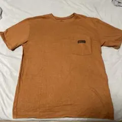 patagonia オレンジ コットン Tシャツ ポケット付き