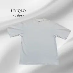 【UNIQLO】 エアリズムコットンオーバーサイズTシャツ L