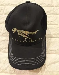 カロラータ　ティラノサウルス ボーンズ骨格デザイン キャップ　黒