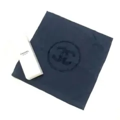 CHANEL ココマーク ハンドタオル ネイビー - メルカリ