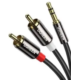 UGREEN RCA変換ケーブル 2m 3.5mm新品未開封