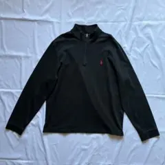 古着　90s　ポロバイラルフローレン　ハーフジップ