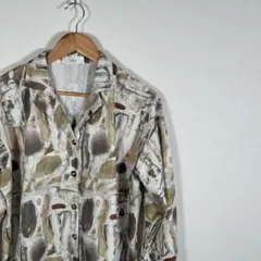 select MOCA セレクトモカ 総柄ペイントオープンカラーシャツ ブラウスのサムネイル