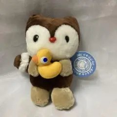 超激レア☆たらいぐまのらんどりー☆丸いたらいに乗ったぬいぐるみ☆ 2000年製 超激レア☆たらいぐまのらんどりー☆たらいに乗ったぬいぐるみ