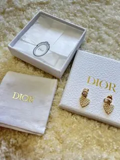 レア♡Diorハートパールピアス♡