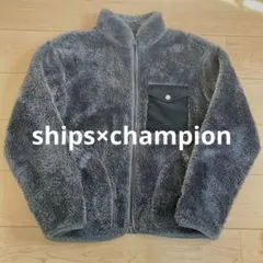 champion ships jetblue 別注　シェルパフリースカーディガン