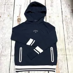 【美品】Callaway ネイビー　ニットパーカー　サイズM