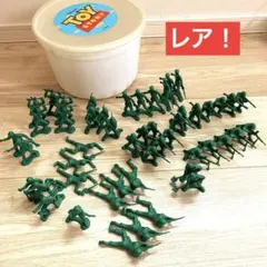 【希少】初代トイストーリー公式 グリーンアーミーメン バケツ付き