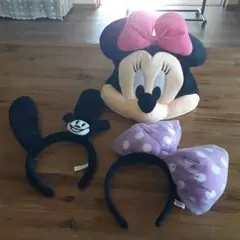 ディズニー　カチューシャ　帽子 ミッキー&ミニー　まとめ売り