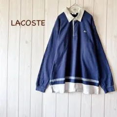 【希少】＊LACOSTE＊ ラガーシャツ 80sヴィンテージ 古着 大沢商会のサムネイル