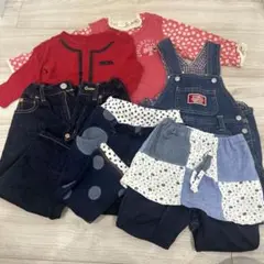 女の子キッズまとめ売りセット秋～冬服80cm