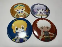 FGO アルトリア　エミヤ　ギルガメッシュ　マーリン　缶バッジ