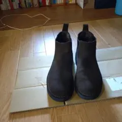 クラークス　ダークブラウン サイドゴアブーツ サイズ7