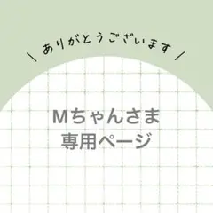 Mちゃんさま　専用