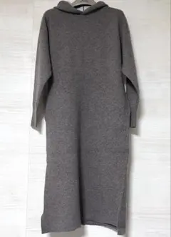 BARNYARDSTORM フード付き ニットワンピース フリーサイズ