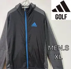 【adidas GOLF】美品　ハイブリッドジャケットパーカー　メンズＸＬ