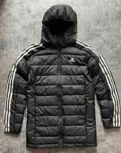 ★新品★adidas アディダス エッセンシャルズ ライトダウンコート M 黒