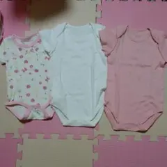 ベビー 肌着 半袖 ロンパース 70