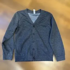 Elandoll Classic グレー Vネックカーディガン 130