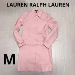 ゆ168★ LAUREN RALPH LAUREN ステンカラーコート ピンク