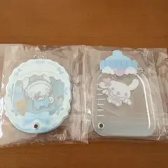 サンリオキャラクターズ カスタムアクリルチャーム ゆりかご哺乳瓶 シナモン 2点