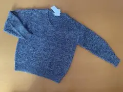 新品アンタイトル カシミヤVネック長袖ニットセーター サイズ2 ワールド