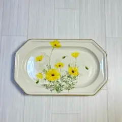 ミカサ　MIKASA　BUTTERCUP　大皿　プレート　金鳳花　昭和レトロ