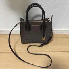 MICHAEL KORS ブラウン/ブラック ショルダーバッグ