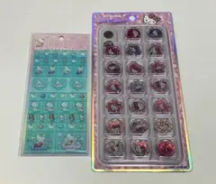 ハローキティ おはじきシール・タイルシール 2枚セット