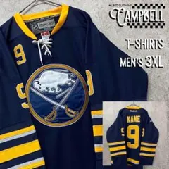 【レア未使用3XL☆EU輸入】リーボック NHLセイバーズ両面刺繍ゲームシャツのサムネイル