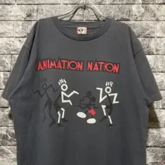 希少 DISNEY ANIMATION NATION Tシャツ USA製