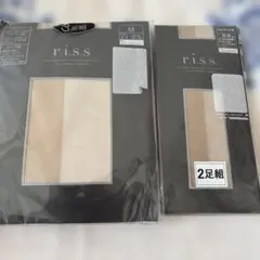 r.i.s.s. パンティストッキング 3足組 Mサイズ ハイソックス2足組