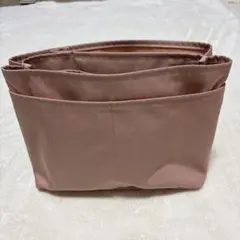 ★バックインバックポーチインナーバック 7ポケット 【ピンクベージュ】