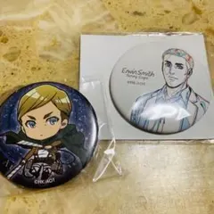 エルヴィン・スミス 缶バッジ 進撃の巨人 エルヴィン 誕生日記念フェア