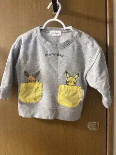 モンポケ　トレーナー　ピカチュウ　イーブイ　monpoke 80cm