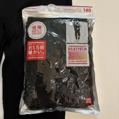 【UNIQLO】2枚セットHEATTECH スパッツ 140 ブラック