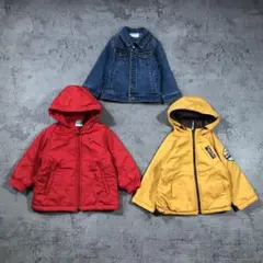 【NIKE】ナイキ（90）キッズ 3枚組 まとめ売り フード ジャンパー