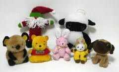 小型ぬいぐるみ７体セット