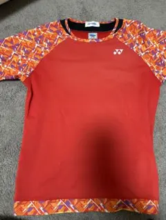 YONEX 赤 ゲームシャツ