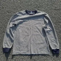 00s OLD UNIQLO Archive ボーダーロンティ y2k平成