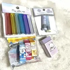 【未使用】鉛筆キャップ・消しゴムセット