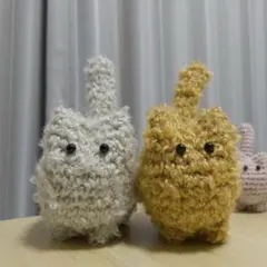 あみぐるみ　ねこ
