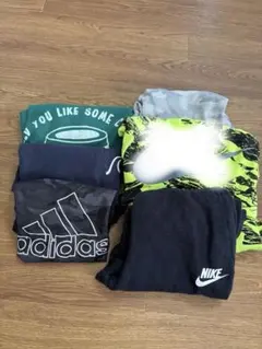 タイムセール　男子服まとめ売り5点セットNIKE adidas140センチ
