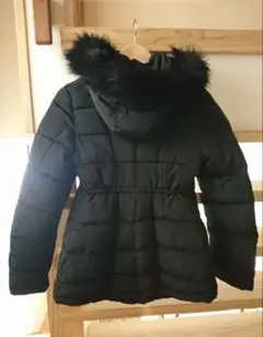 H&M ダウンコート　細身　シルエット　きれい